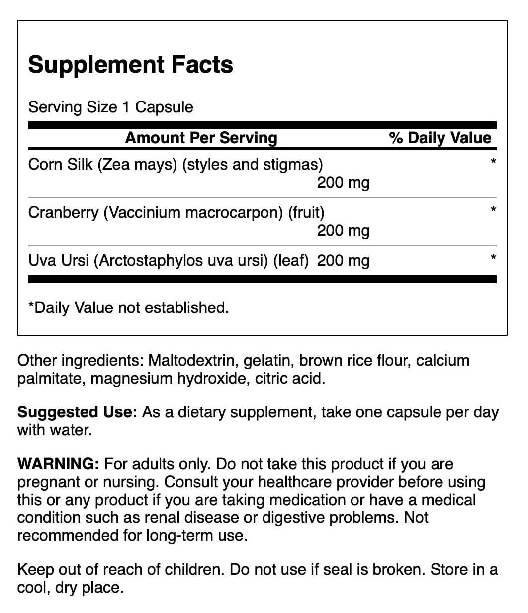 Swanson Full Spectrum Herbal Urinary Care 60 Capsules Swanson uk supplements