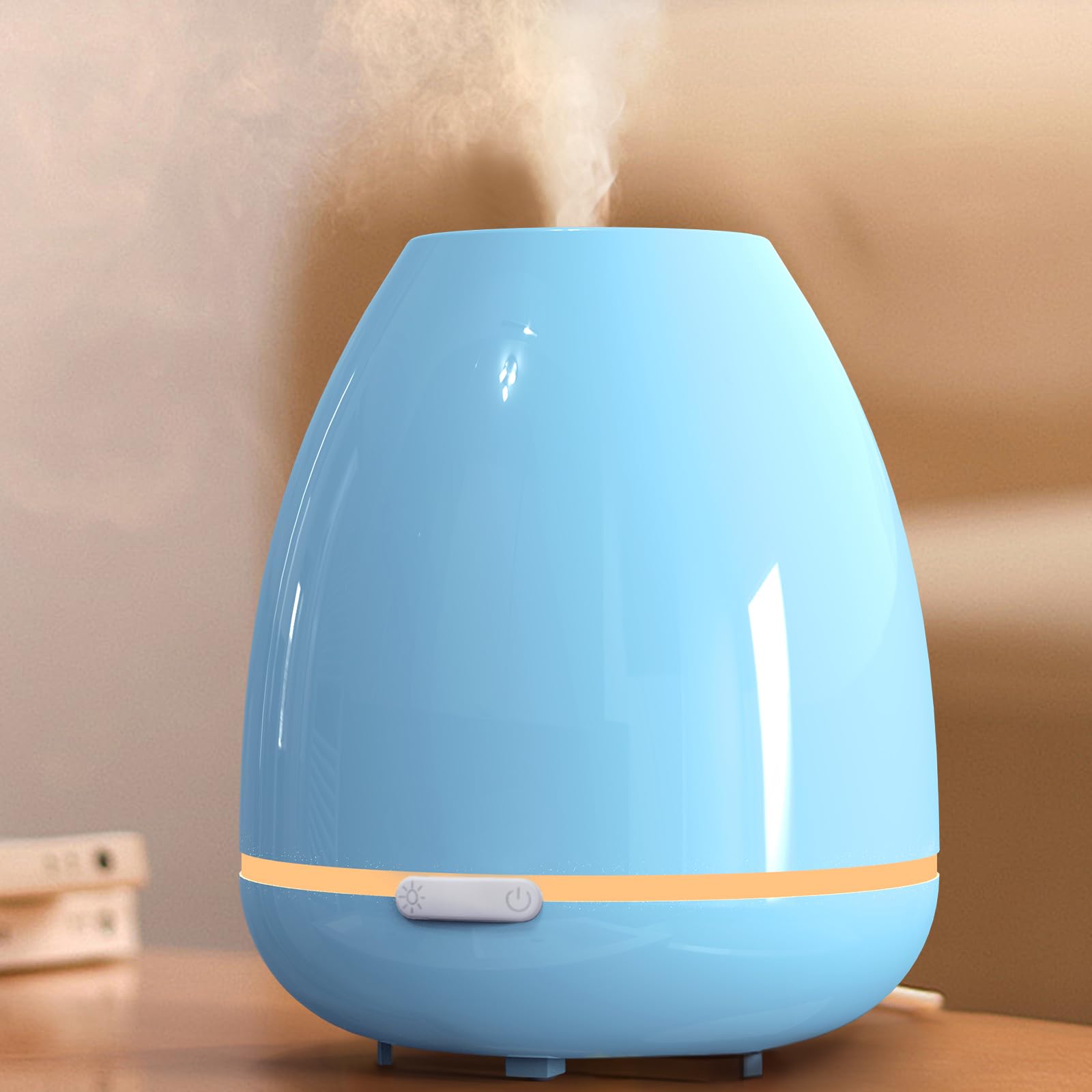 Essential Oil Diffuser for Bedroom Small Humidifier for Home Cool Mist Scent Diffuser 300ml 20 Hours Fashome uk supplements