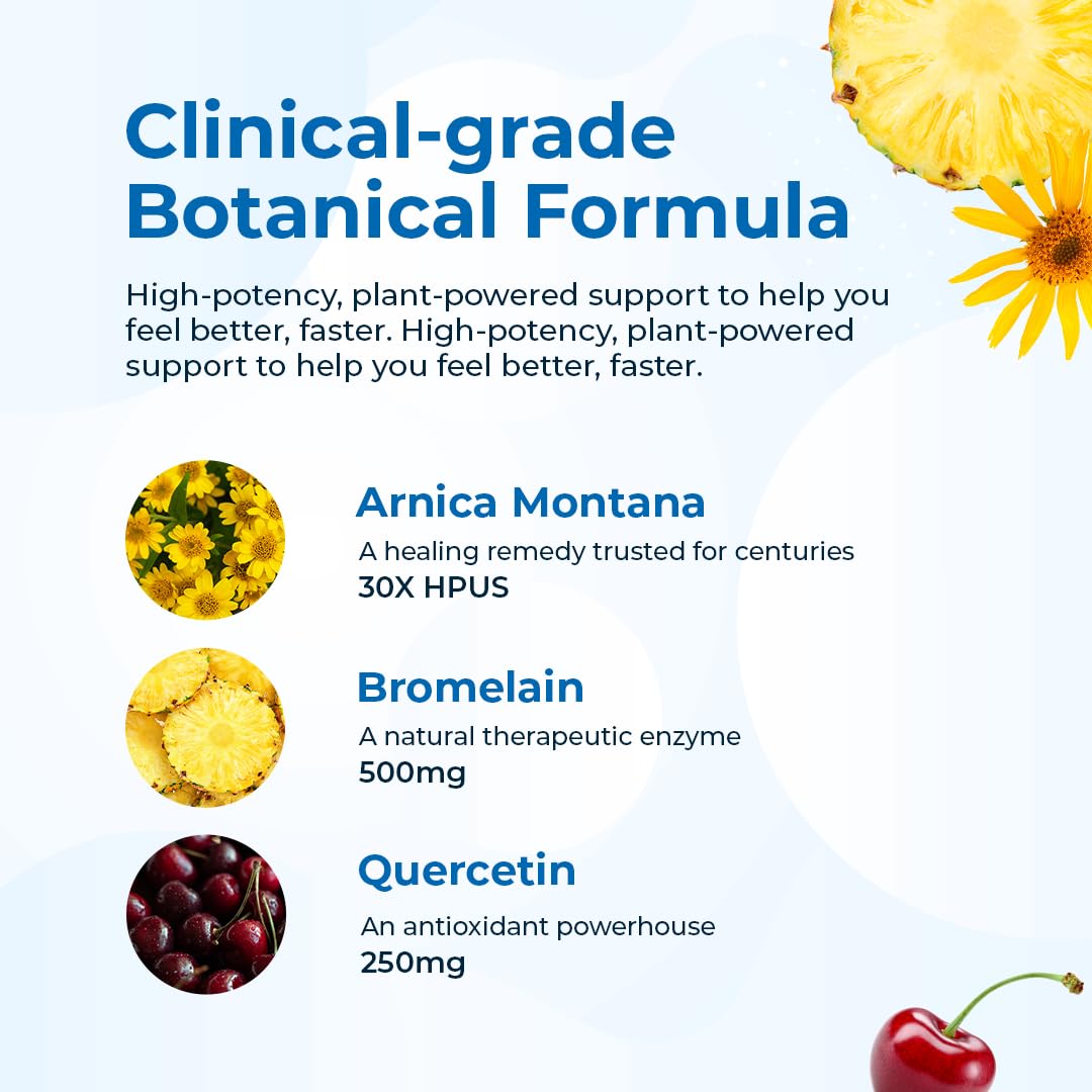 VitaMedica | Arnica Montana 30X and Bromelain with Quercetin Bundle | Arnica Montana | Bromelain | Quercetin | Recovery Bundle | Plant Based | Made in USA VitaMedica uk supplements