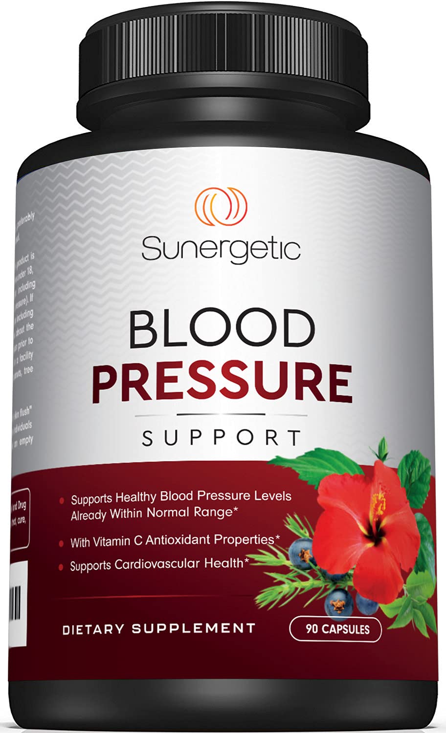 Premium Blood Pressure Support Supplement For Cardiovascular & Heart Health with Garlic Sunergetic uk supplements