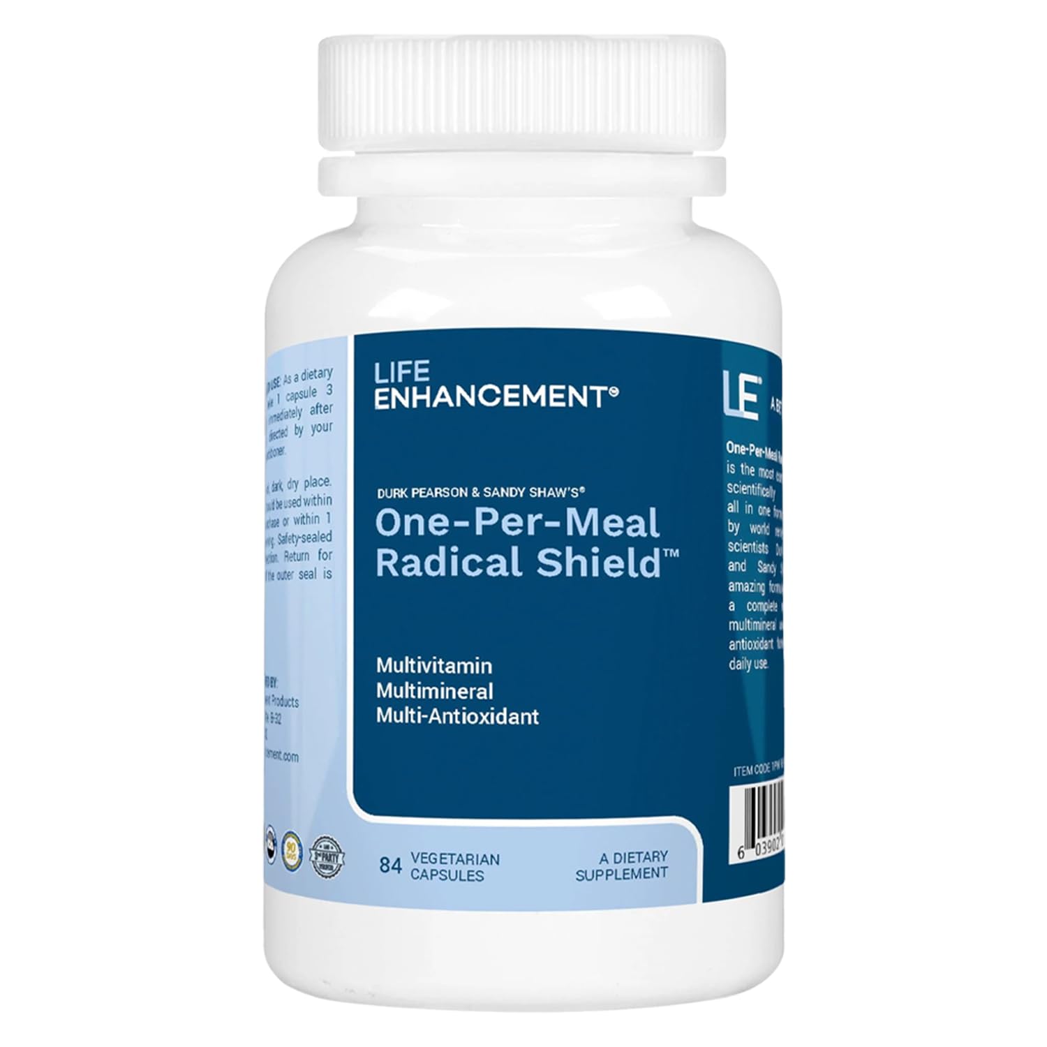 Life Enhancement One-Per-Meal Radical Shield - Multi-Antioxidant, Multivitamin and Multimineral Supplement - 84 Servings Life Enhancement uk supplements
