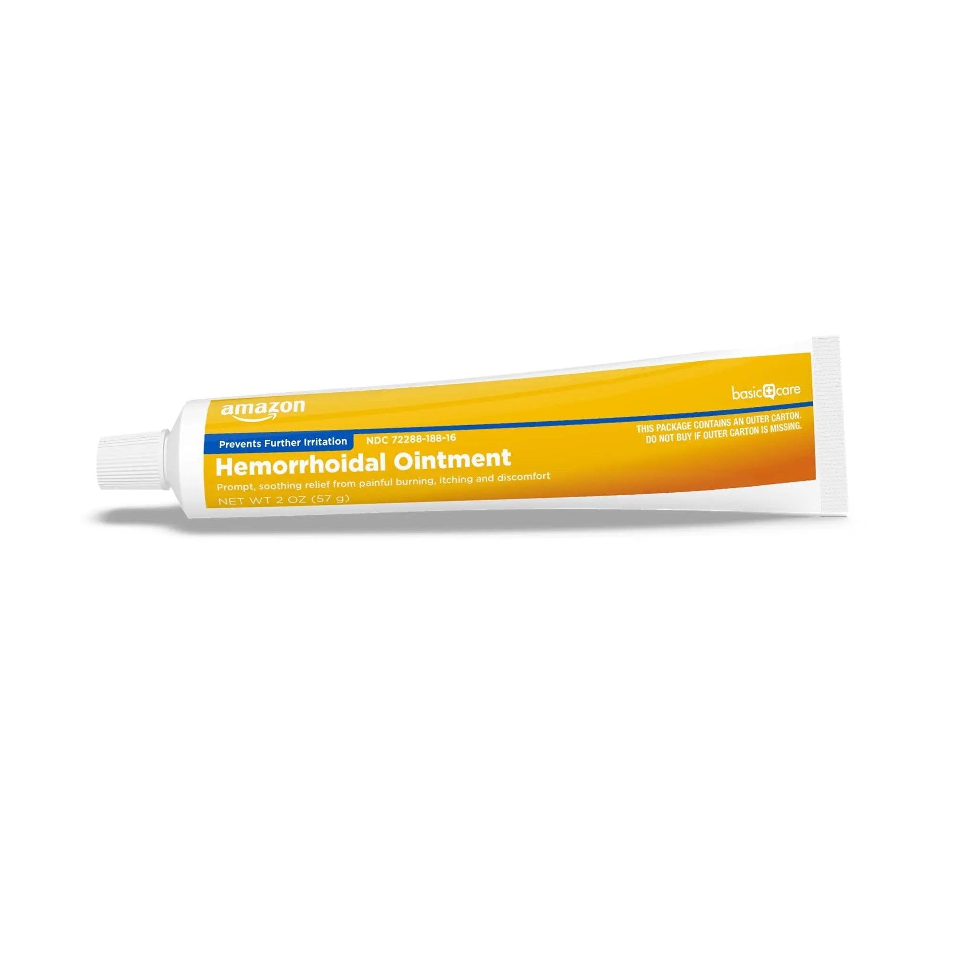 Amazon Basic Care Hemorrhoid Ointment, Fast-Acting Pain Relief, Relieves Burning, Itching, Swelling and Discomfort, 2 ounce (Pack of 1) Amazon Basic Care uk supplements