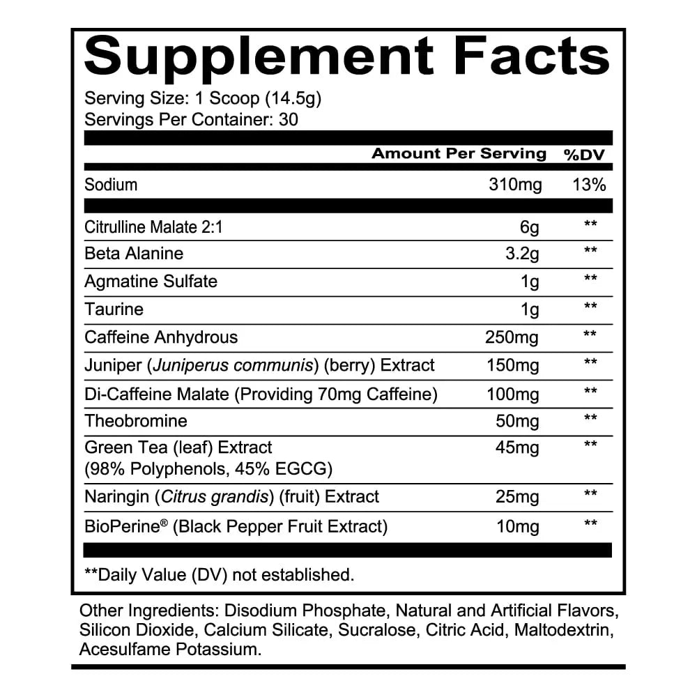 REDCON1 Total War Pre Workout - Beta Alanine + Citrulline Malate Keto Friendly Preworkout for Men & Women with 320mg of Caffeine - Fast Acting -Blue Lemonade (30 Servings) REDCON1 uk supplements