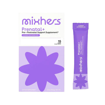 Mixhers Herbaby Pre- & Post-Natal Supplement - Liquid Multivitamin Drink Mix - With Iron, Choline & Methylated Folate MIXHERS uk supplements