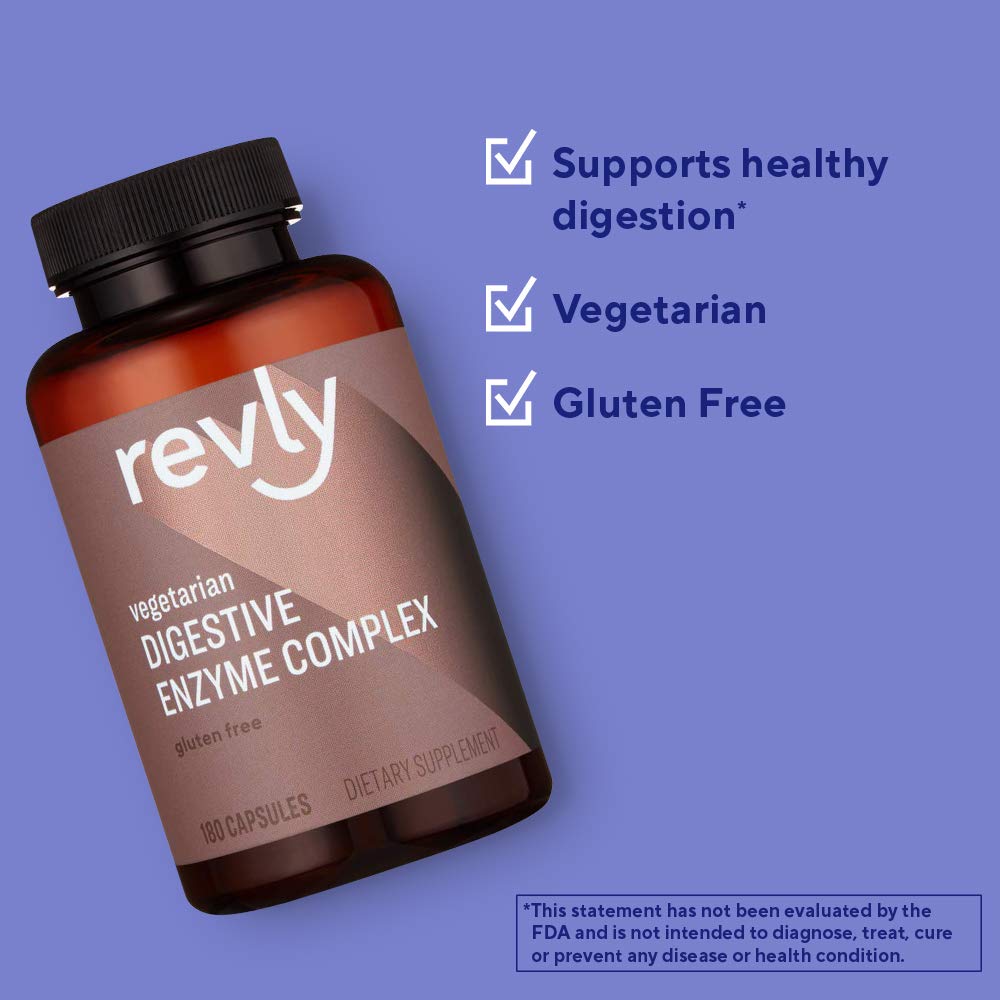 Amazon Brand - Revly Digestive Enzyme Complex, Supports Healthy Diges Revly uk supplements