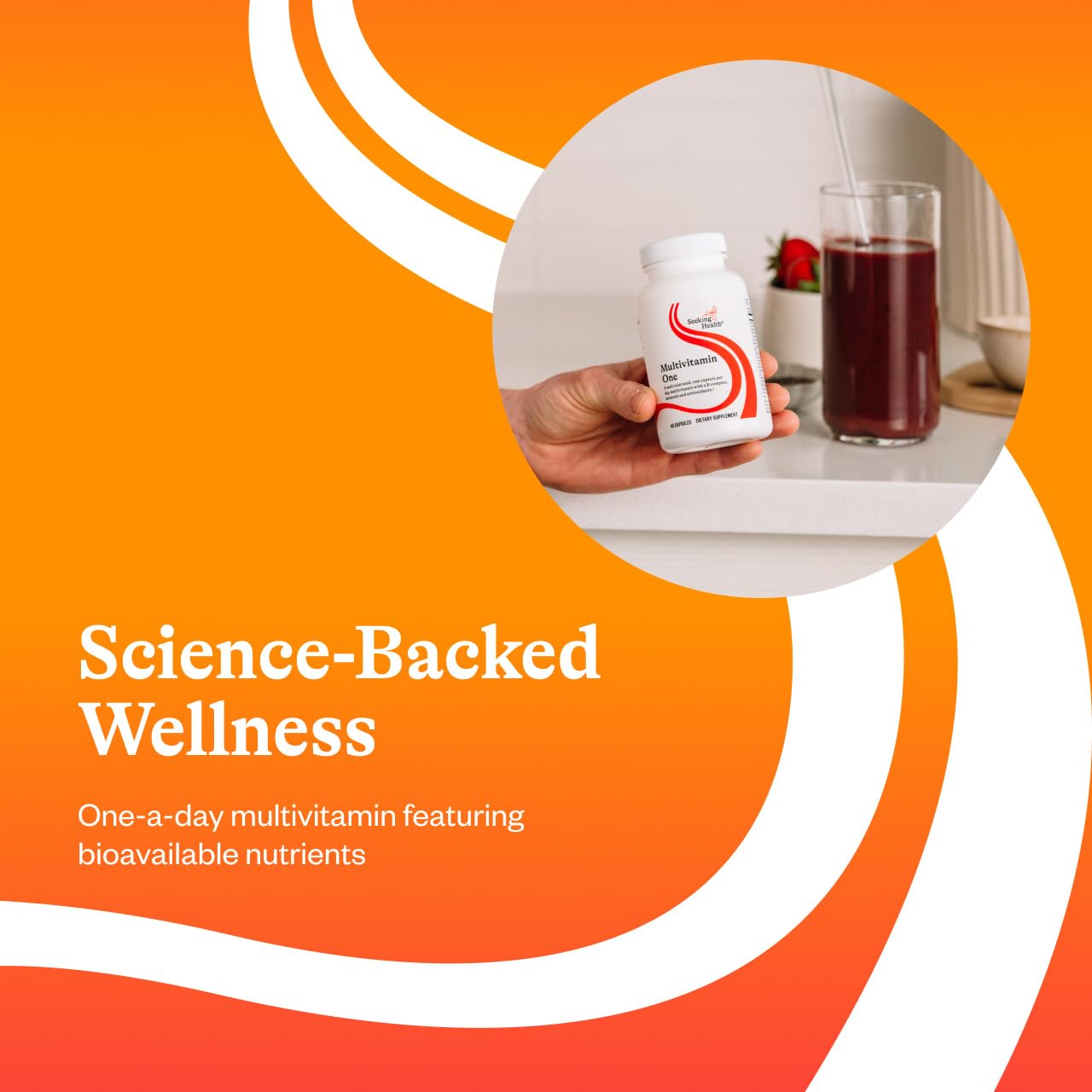 Seeking Health Multivitamin One - Supplement with Zinc, Vitamin B12, & Vitamin A - Magnesium-Free Formula Seeking Health uk supplements