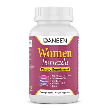 DANEEN Daily Multivitamin for Women - 36 Essential Ingredients - 90 Tablets - Vitamins for Women Multivitamin DANEEN uk supplements