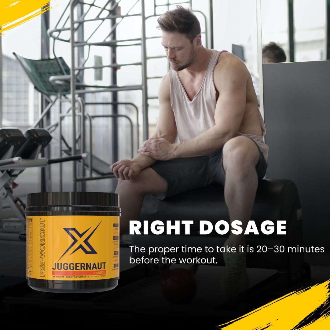 Juggernaut X Pre-Workout Supplement (Watermelon) - Boosts Strength, Endurance, Focus Infinite Labs uk supplements