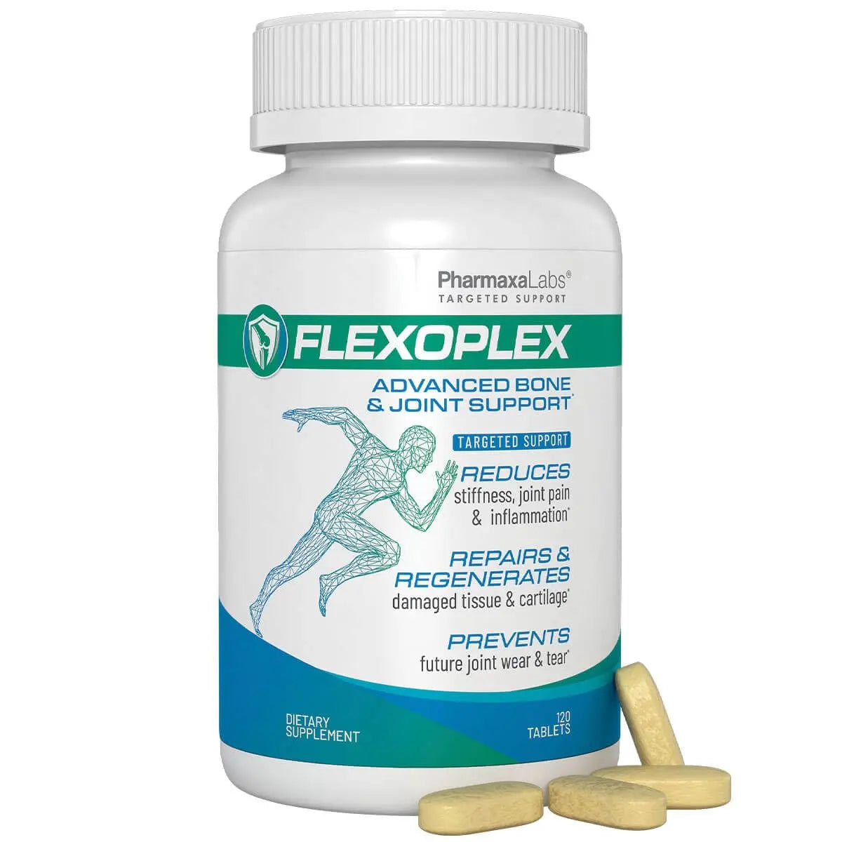FLEXOPLEX Advanced Bone & Joint Support Supplement | Promotes Healthy Joint Function & Relief from Joint Discomfort | Enhance Cartilage Flexibility & Range of Motion - 120 Count (Pack of 1) FLEXOPLEX uk supplements