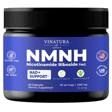 VINATURA NMNH (NMN Supplement Alternative) Nicotinamide Riboside & TMG - NAD Supplement for Anti-Aging - 60 Capsules VINATURA uk supplements