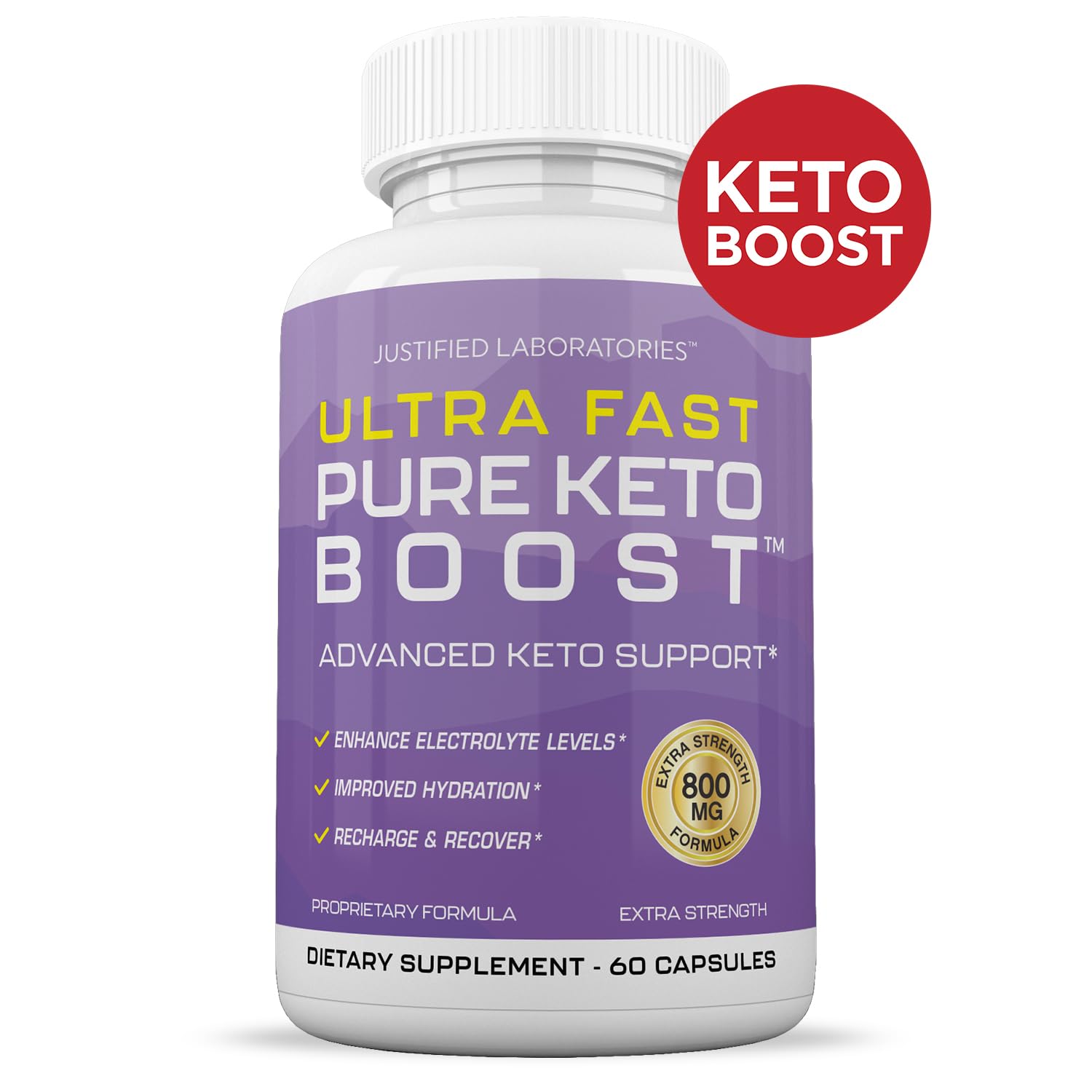 (5 Pack) Ultra Fast Pure Keto Boost Pills 1275MG New & Improved Formula Contains Apple Justified Laboratories uk supplements