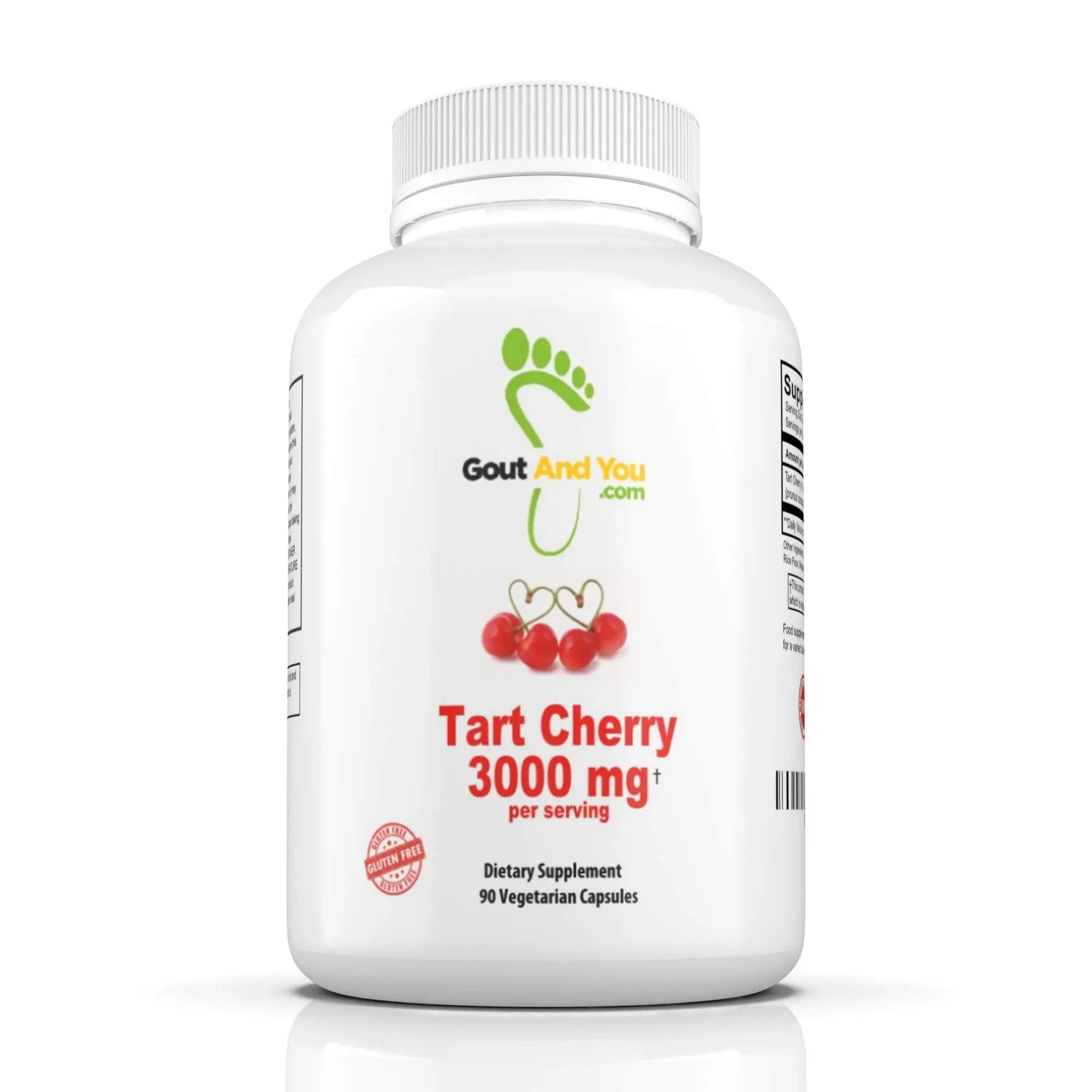 Tart Cherry Extract and Joint & Muscle Relief Cream Bundle Gout and You uk supplements