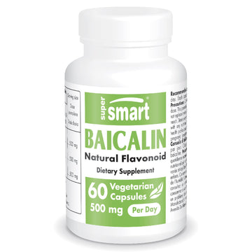 Supersmart - 90% Baicalin 500mg per Day (Scutellaria Baicalensis) - Chinese Skullcap Supersmart uk supplements