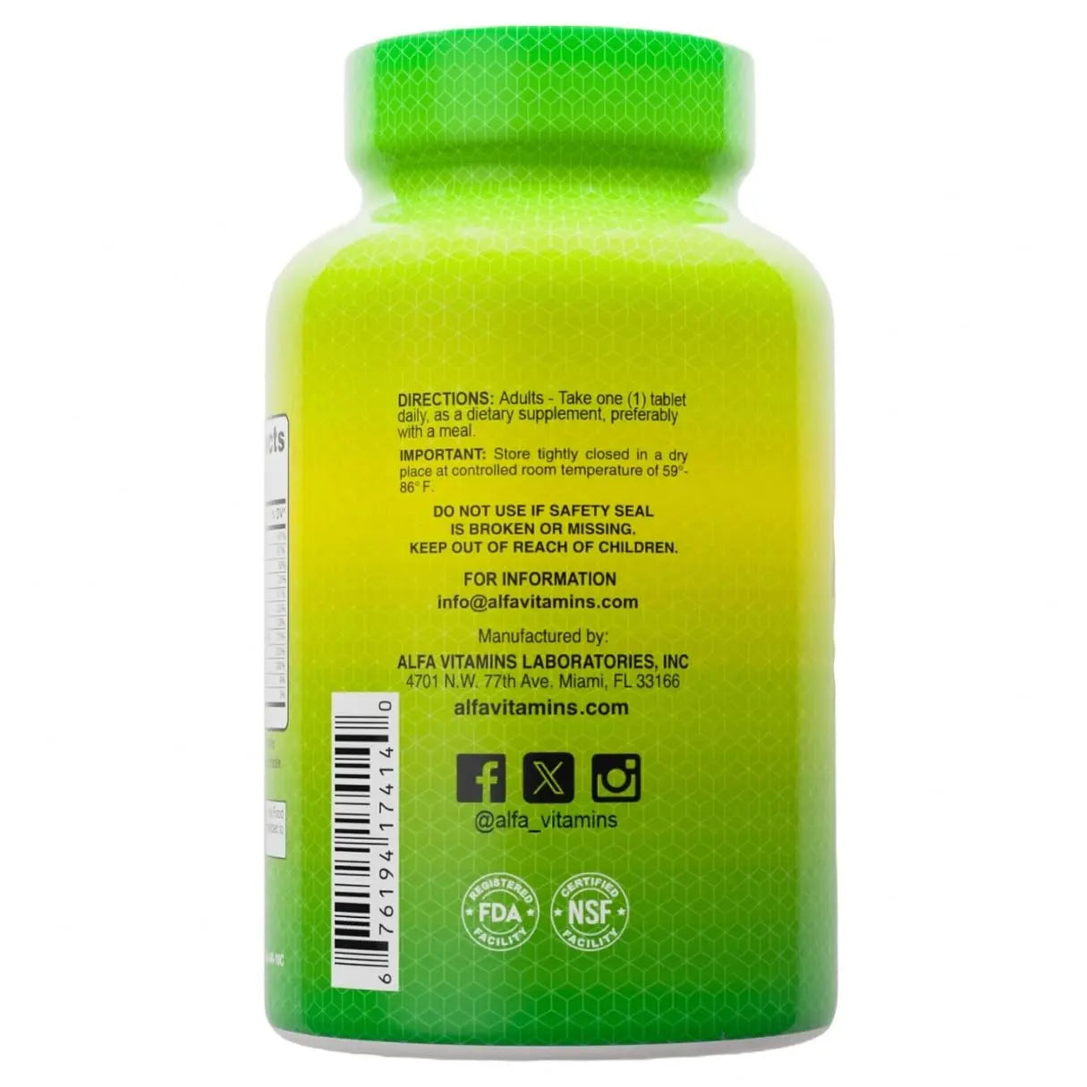 ALFA VITAMINS Multi Daily Vitamins Essential Vitamins to Support The Immune System and Promote a Healthy Lifestyle - 120 Tablets ALFA VITAMINS uk supplements