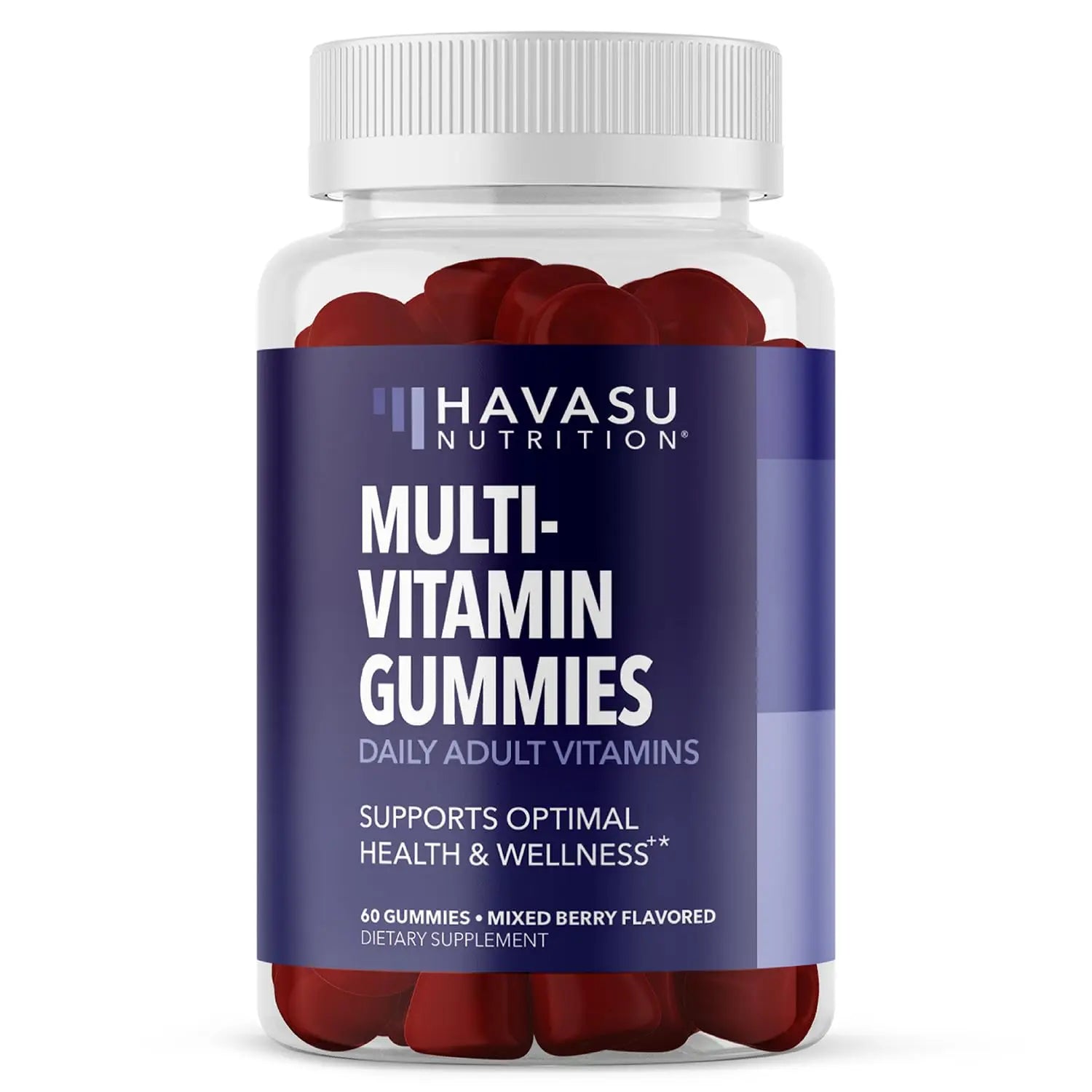 Multivitamin Gummies for Adults - Daily Gummy with Vitamin C, D, and Zinc for Men and Women - 60 Count - GLP-1 Nutritional Support HAVASU NUTRITION uk supplements
