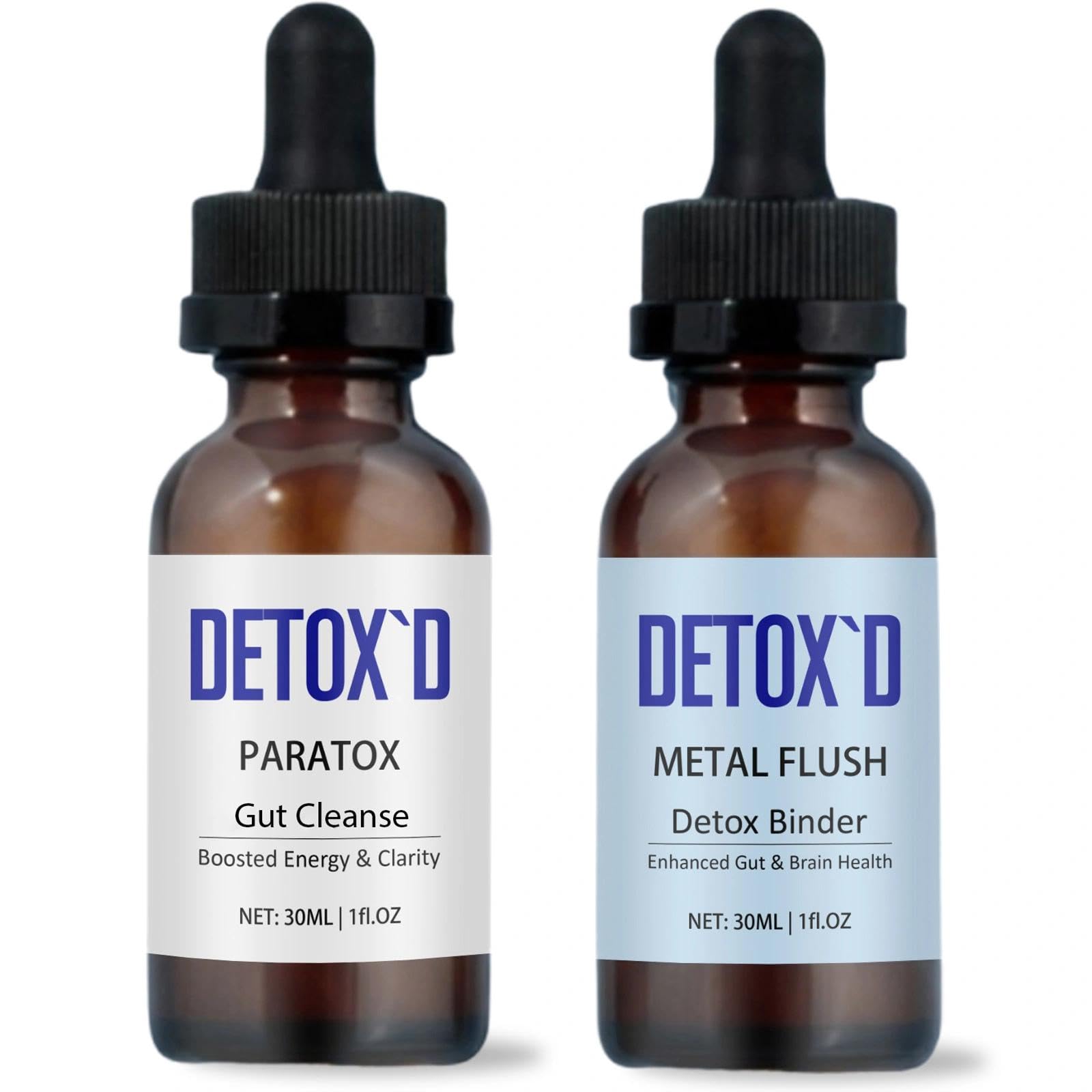 TakTuqa Detox’d Paratox Gut Cleanse & Detox - Herbal Liquid Drops with Black Walnut, Wormwood, Clove & Oregano for Digestive Balance, Energy Boost & Immune Support(1pc) TakTuqa uk supplements