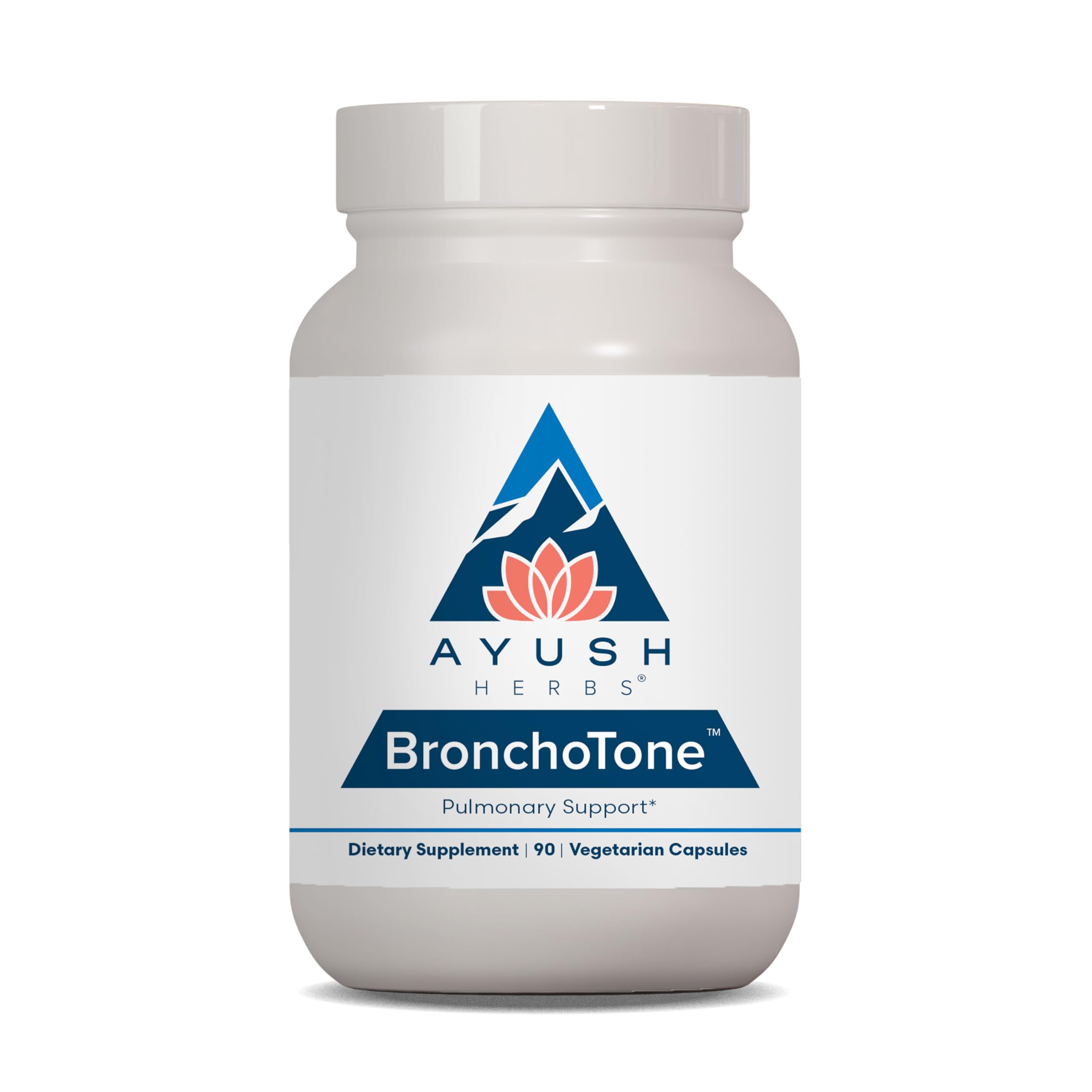 Ayush Herbs Bronchotone - Bronchial Support, Respiratory and Immune-Support Support Supplement for Women & Men, Adults, Pulmonary Care Supplement - 90 Vegetarian Capsules (1 Count) Ayush Herbs uk supplements