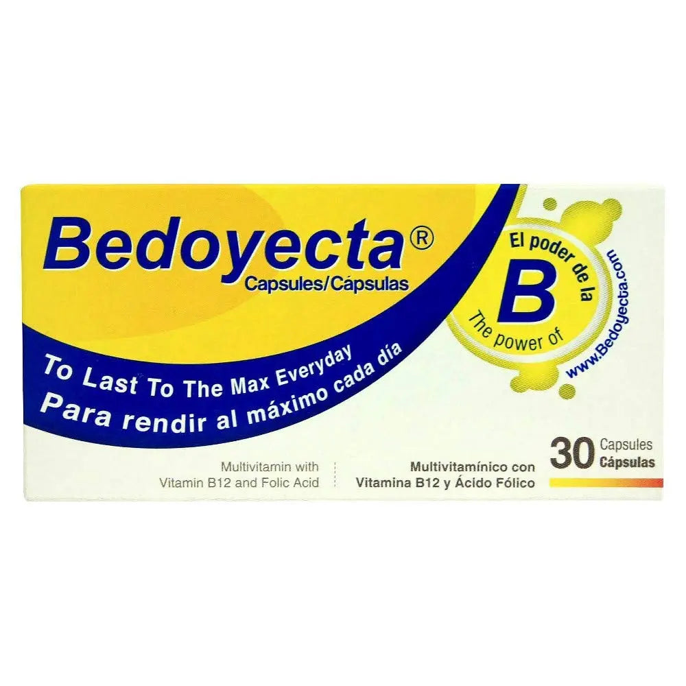 Bedoyecta Multivitamin, 30 Capsules Each (Pack of 4) Bedoyecta uk supplements