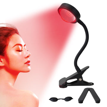 WTINTELL Red Light Therapy for Face, 660nm LED Red Light Therapy Light with Clip, Suitable WTINTELL uk supplements