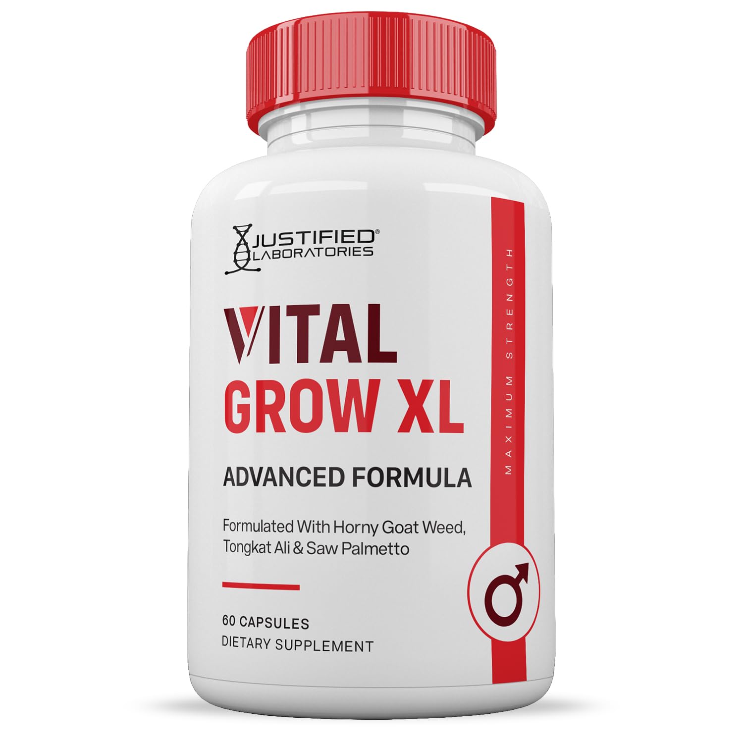 (2 Pack) Vital Grow XL Pills 1484MG Advanced Formula Proprietary Blend for Men 60 Capsules Justified Laboratories uk supplements