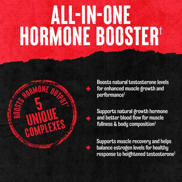 Animal Stak – Complete Natural Hormone Booster Supplement with Tribulus – Natural Testosterone Booster for Athletes – Contains Estrogen Blockers – 1 Month Cycle Animal uk supplements