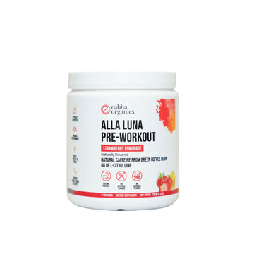 Eabha Organics Alla Luna Pre-Workout - Strawberry Lemonade - to Support Energy, Focus Eabha Organics uk supplements