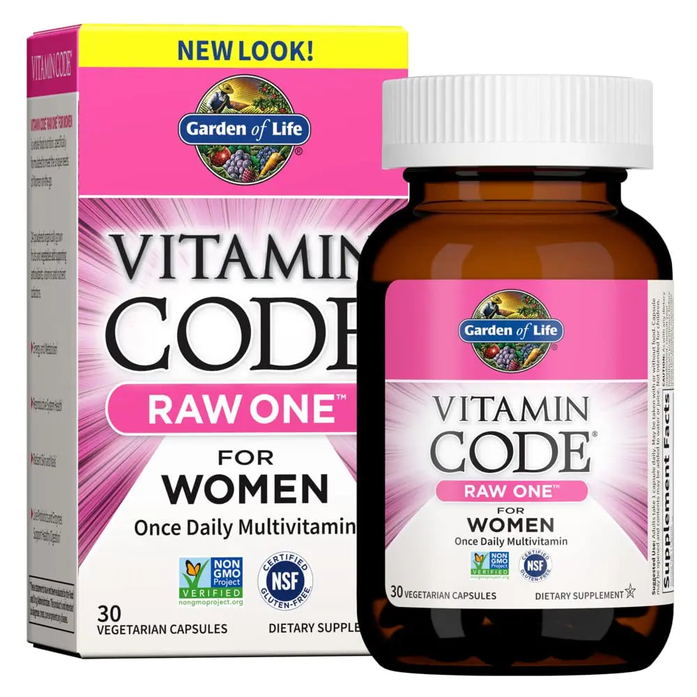 Garden of Life Multivitamin for Women, Vitamin Code Raw One for Women, Once Daily Women's Multi - 30 Capsules Garden of Life uk supplements