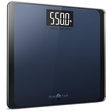 RunSTAR 550lb Bathroom Digital Scale for Body Weight with Ultra-Wide Platform and Large runstar uk supplements