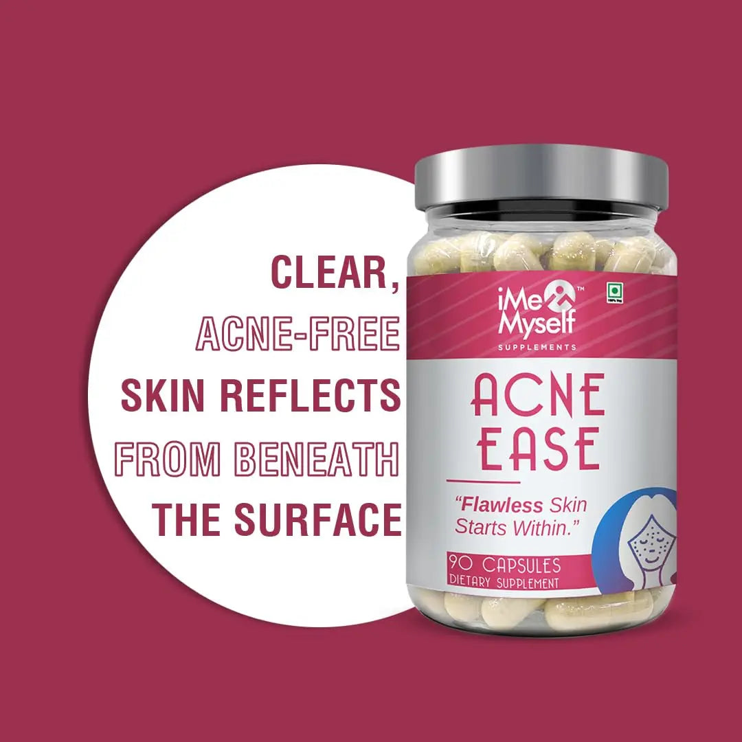 iMeMyself Clear Skin Support | 90 Capsules – with Zinc, Vitamin A, Niacinamide, Berberine, Glutathione, Neem, Probiotics, Green Tea & Herbal Extracts iMeMyself uk supplements
