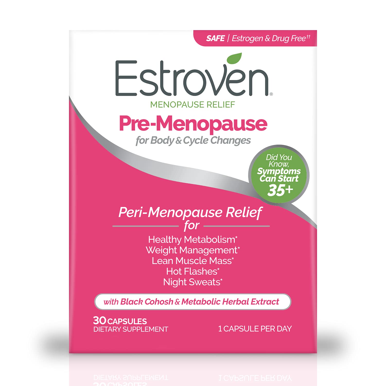 Estroven Pre-Menopause Relief, 30 Ct., Clinically Proven Ingredients, Provides Menopause Estroven uk supplements