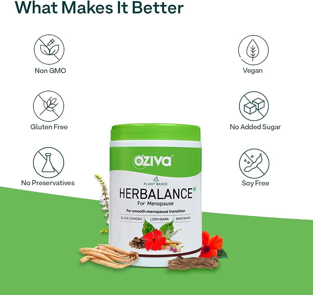 NACHT Plant Based HerBalance Menopause Relief Drink (with Black Cohosh, Lodh Bark & Licorice) NACHT uk supplements