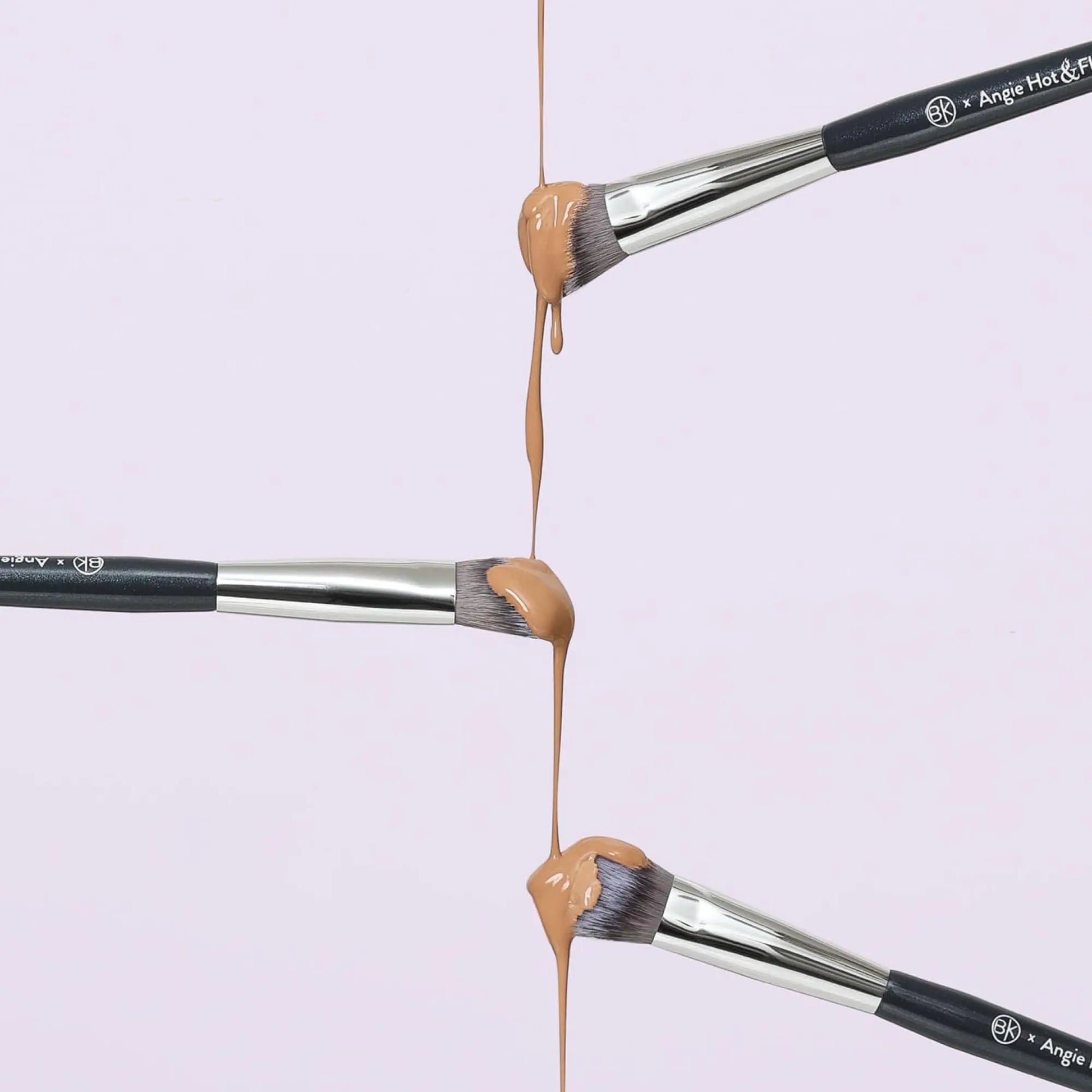 BK BEAUTY BRUSHES - ANGIE HOT & FLASHY A506 CONCEALER - Viral "Kitten Paw" Face Brush - Under-Eye Concealing and Contouring - Makeup Brushes BK BEAUTY uk supplements