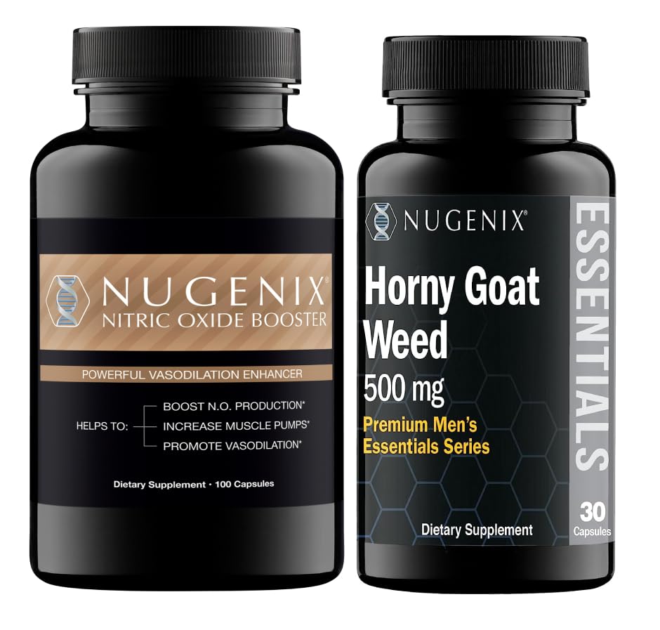Nugenix Nitric Oxide Booster Horny Goat Weed Supplements Bundle Nugenix uk supplements
