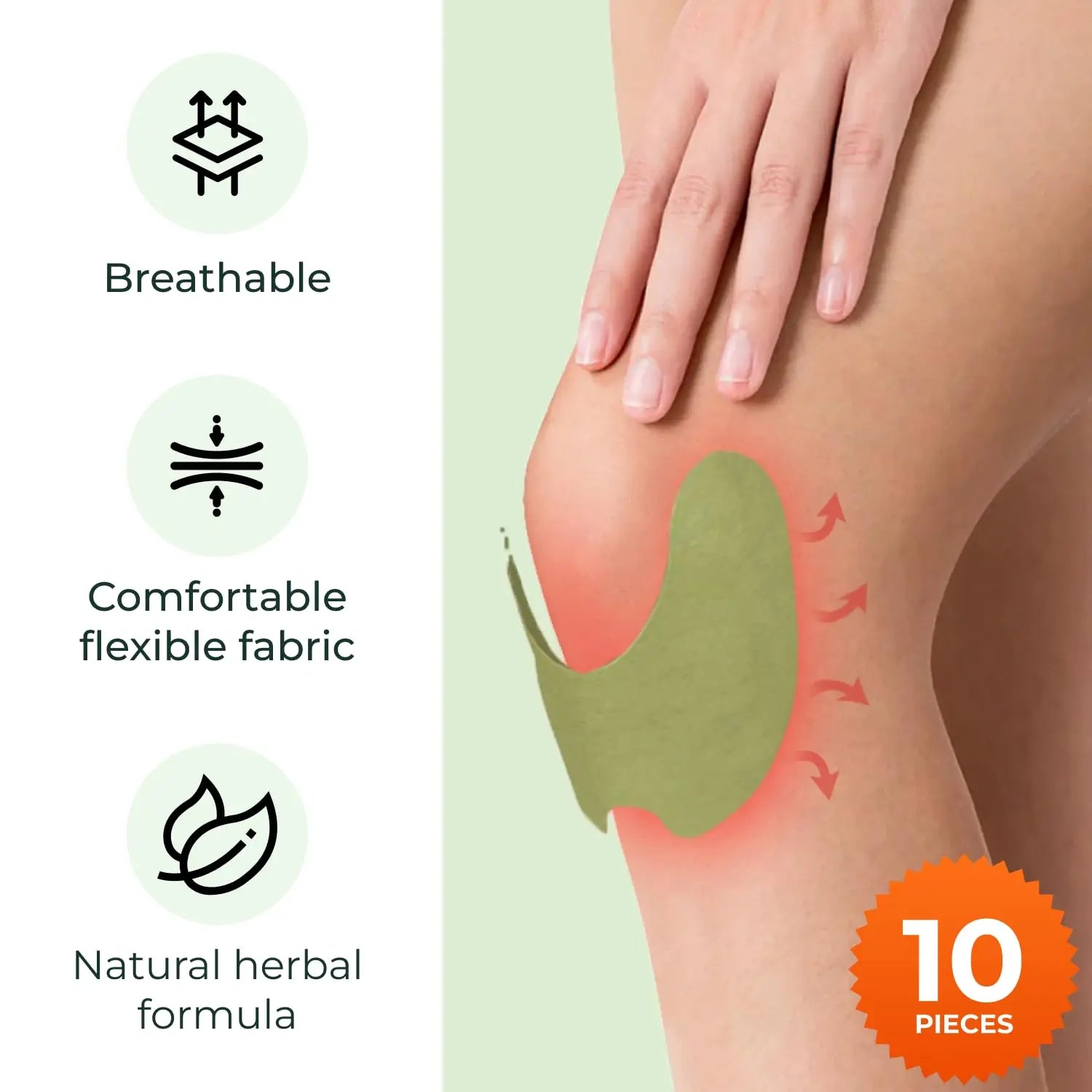 Wellnee Knee & Joint Wellness Bundle – Herbal Patches (10 pcs) & Support Capsules (90 servings) Wellnee uk supplements