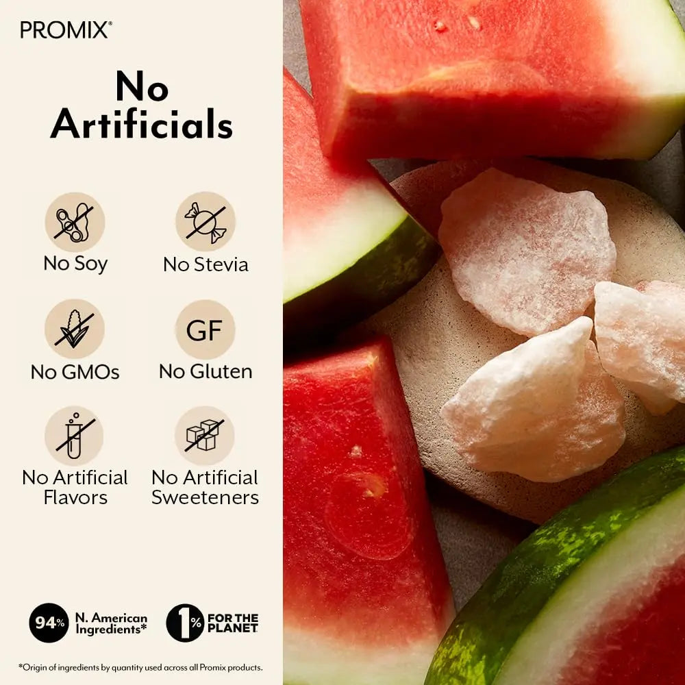 ProMix Nutrition Electrolytes Powder Hydration Packets - Himalayan Pink Salt, Magnesium, Potassium, Vitamin C - Salted Watermelon, ProMix Nutrition uk supplements