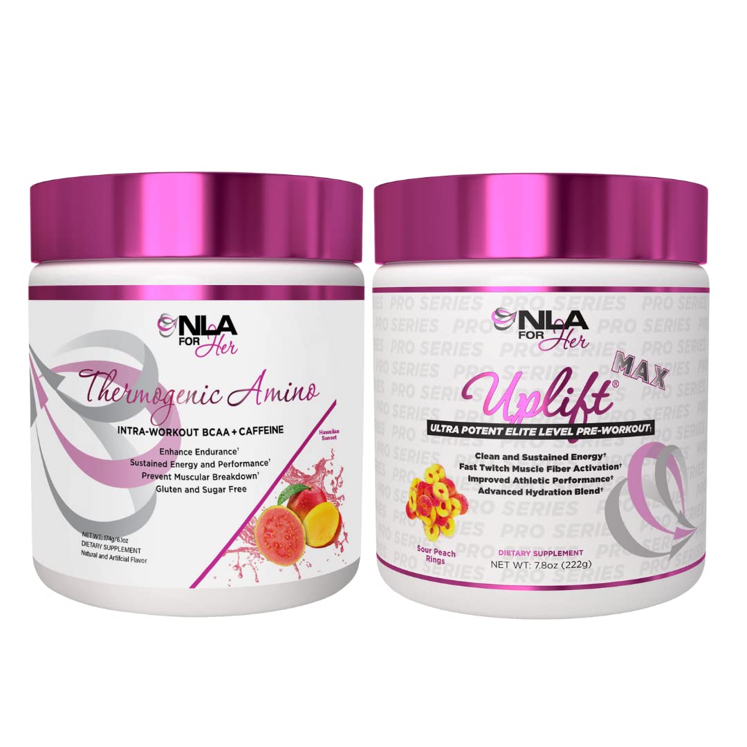 NLA for Her Pre/Intra Workout Stack (Includes Her Thermogenic Amino Hawaiian Sunset NLA for Her uk supplements