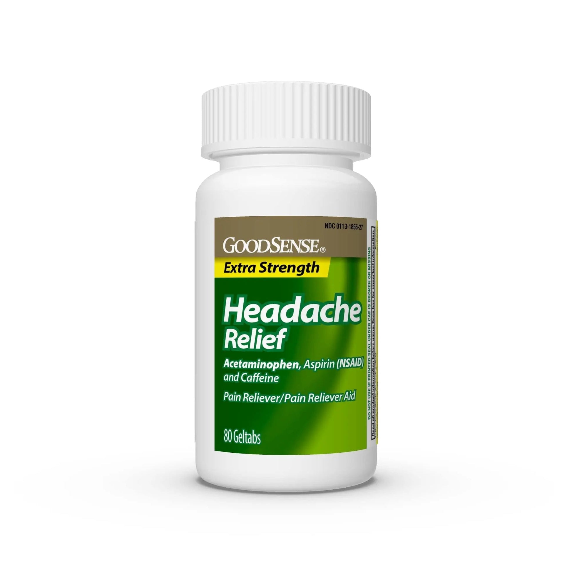 GoodSense Extra Strength Headache Relief Geltabs, Acetaminophen, Aspirin (NSAID) and Caffeine, 80 Count GoodSense uk supplements
