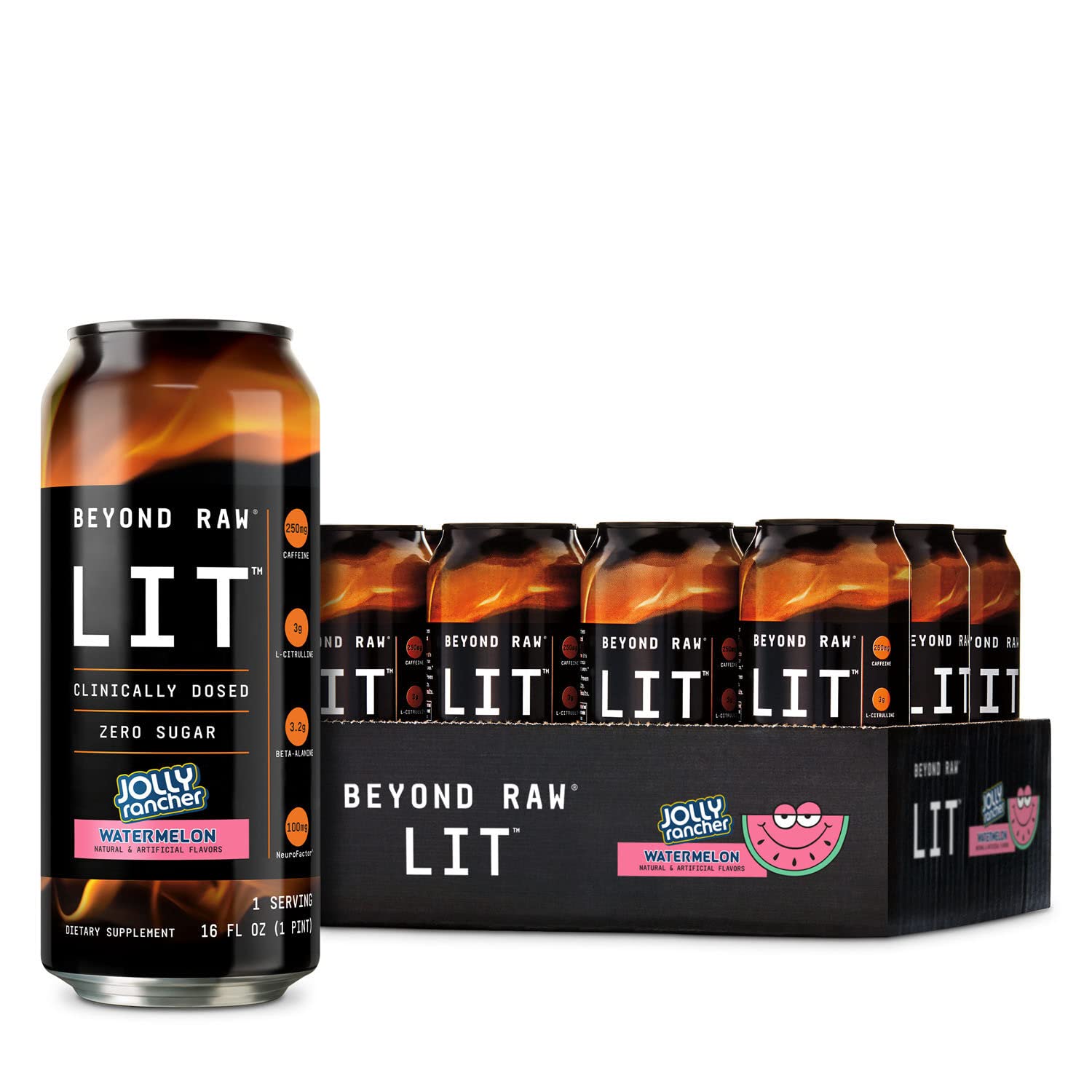 BEYOND RAW LIT On The Go | Ready to Drink Cans | Contains Caffeine, L-Citrulline BEYOND RAW uk supplements