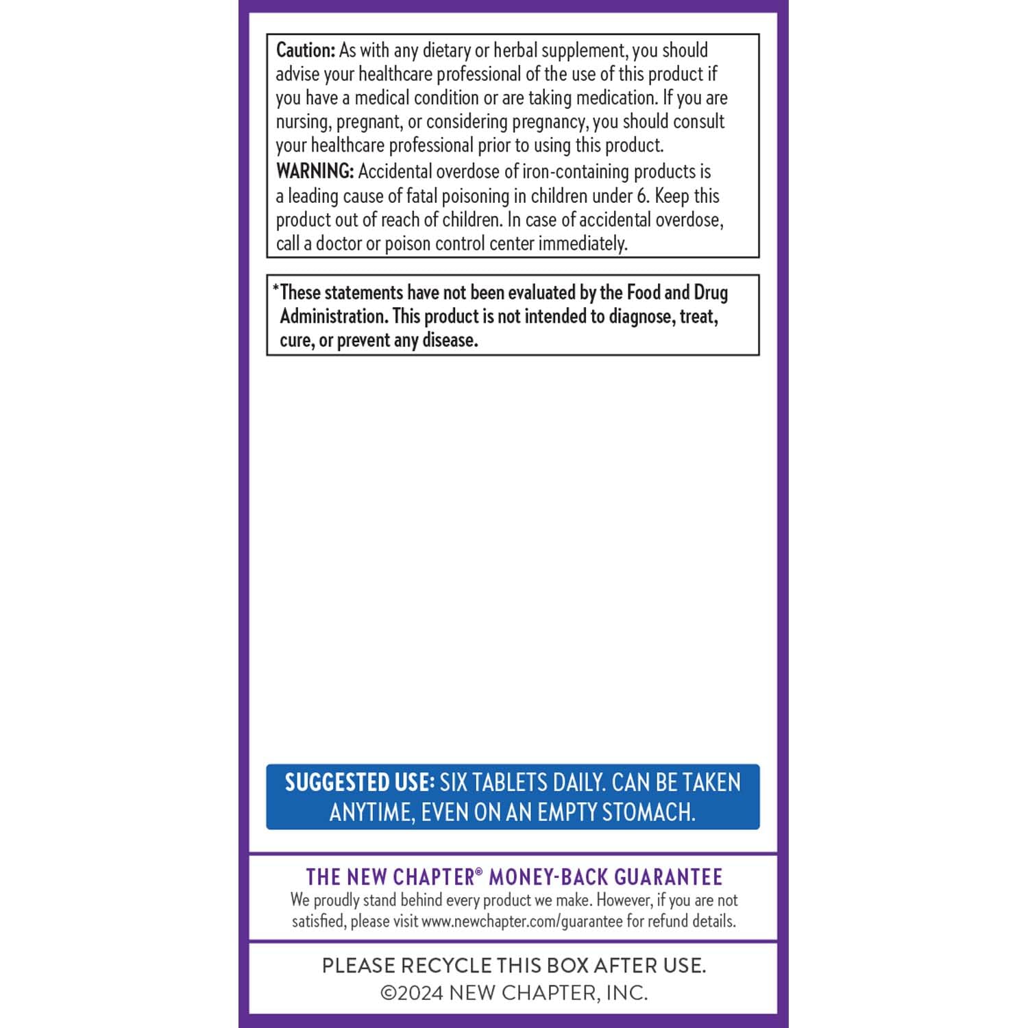New Chapter Tiny Tabs Multivitamin with 20+ Nutrients for Immune, Cellular Energy & Stress Support, Including Vitamin D3 + B Vitamins, 192 Count New Chapter uk supplements