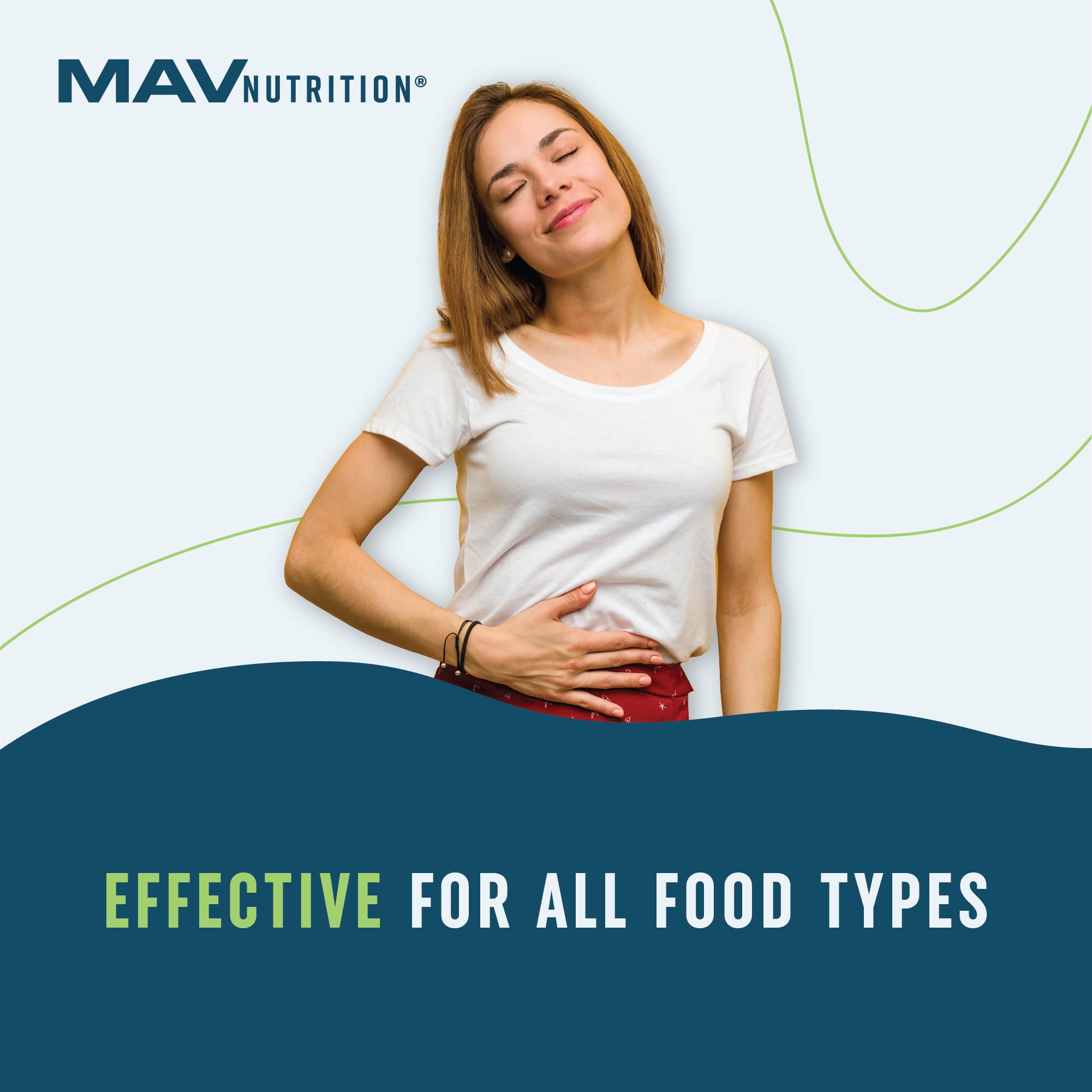 Digestive Enzymes with Probiotics for Bloating Relief & Digestive Health MAV NUTRITION uk supplements