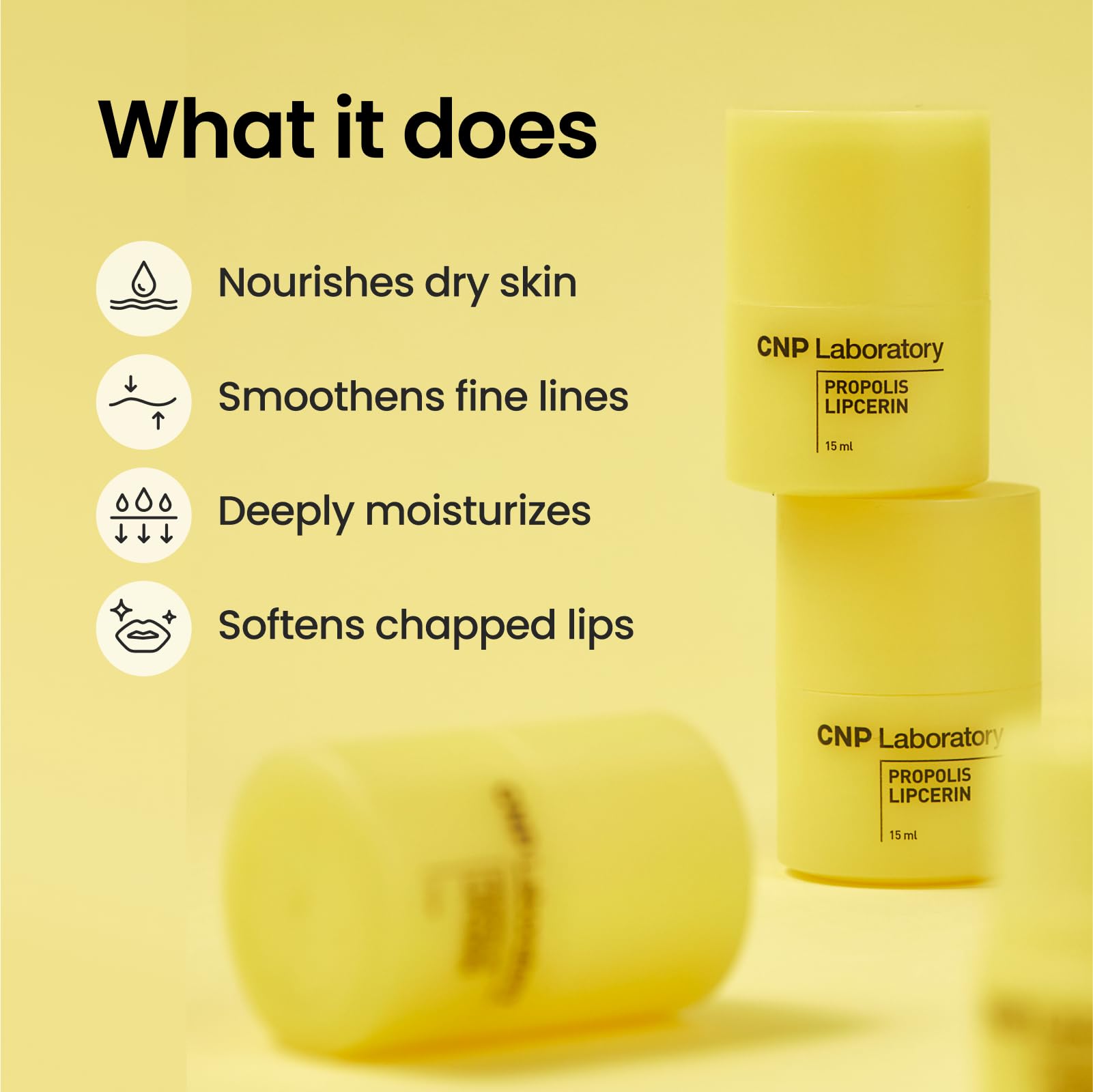 CNP Honey Lip Butter - Propolis Lipcerin™ 01 Original, Hydrating Overnight Manuka Lip Balm & Mask
