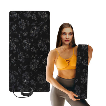 LOSUVERO Grounding Mat for Bed, 33.5x23.5Floral Printed Grounding Pad for Health Therapy, Efficient Sleep LOSUVERO uk supplements