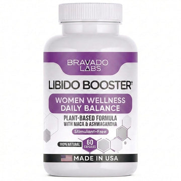 Female Libido Booster for Women – Advanced Women’s Intimacy & Confidence Support – Plant-Based Herbal Blend with Maca, Ginseng & L-Arginine – Made in USA – 60 Capsules Bravado Labs uk supplements