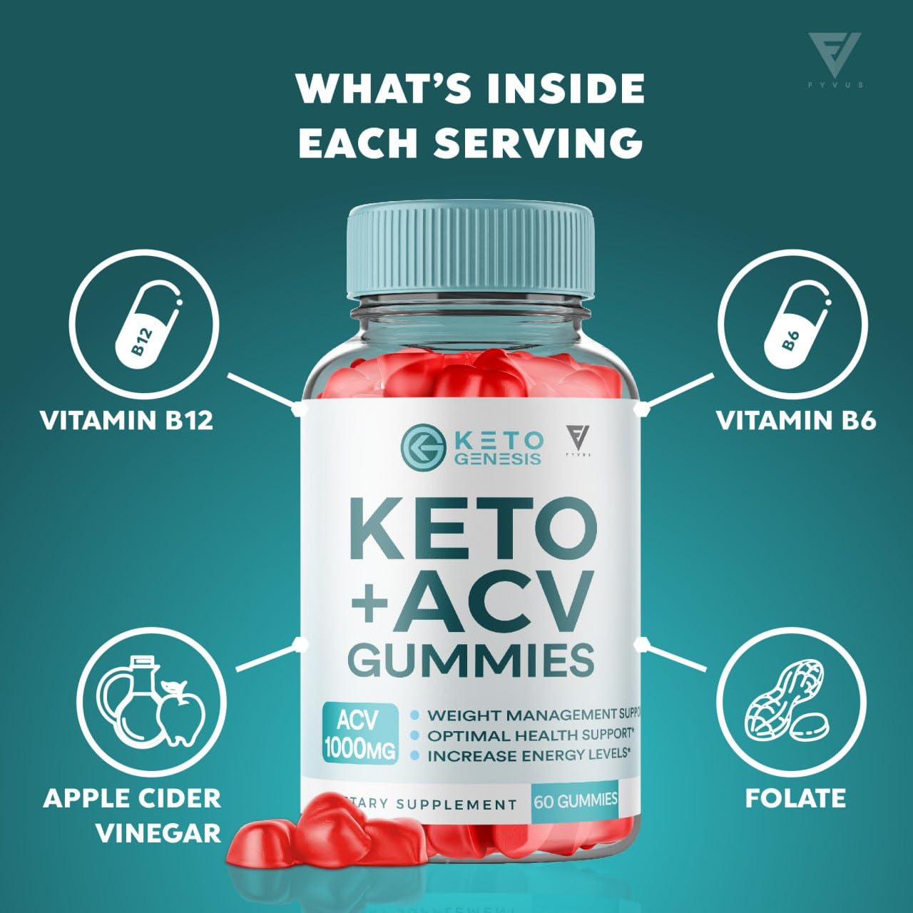 (2 Pack) Keto Genesis Keto ACV Gummies Advanced Weight Loss, Ketogenesis Keto Fyvus uk supplements