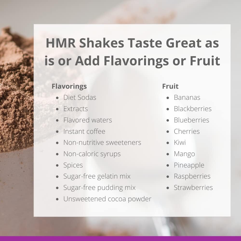 HMR 120 "Classic" Shake Meal Replacement Powder | Chocolate Shake Mix to Support Healthy HMR uk supplements
