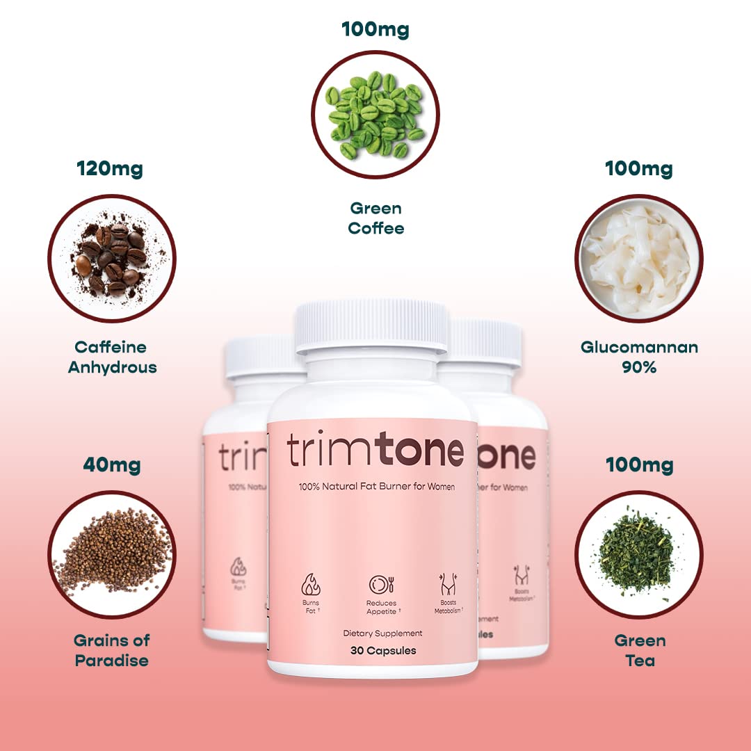 Trimtone Pills, 100% Natural Weight Management Formula for Women, Mood & Energy Trimtone uk supplements