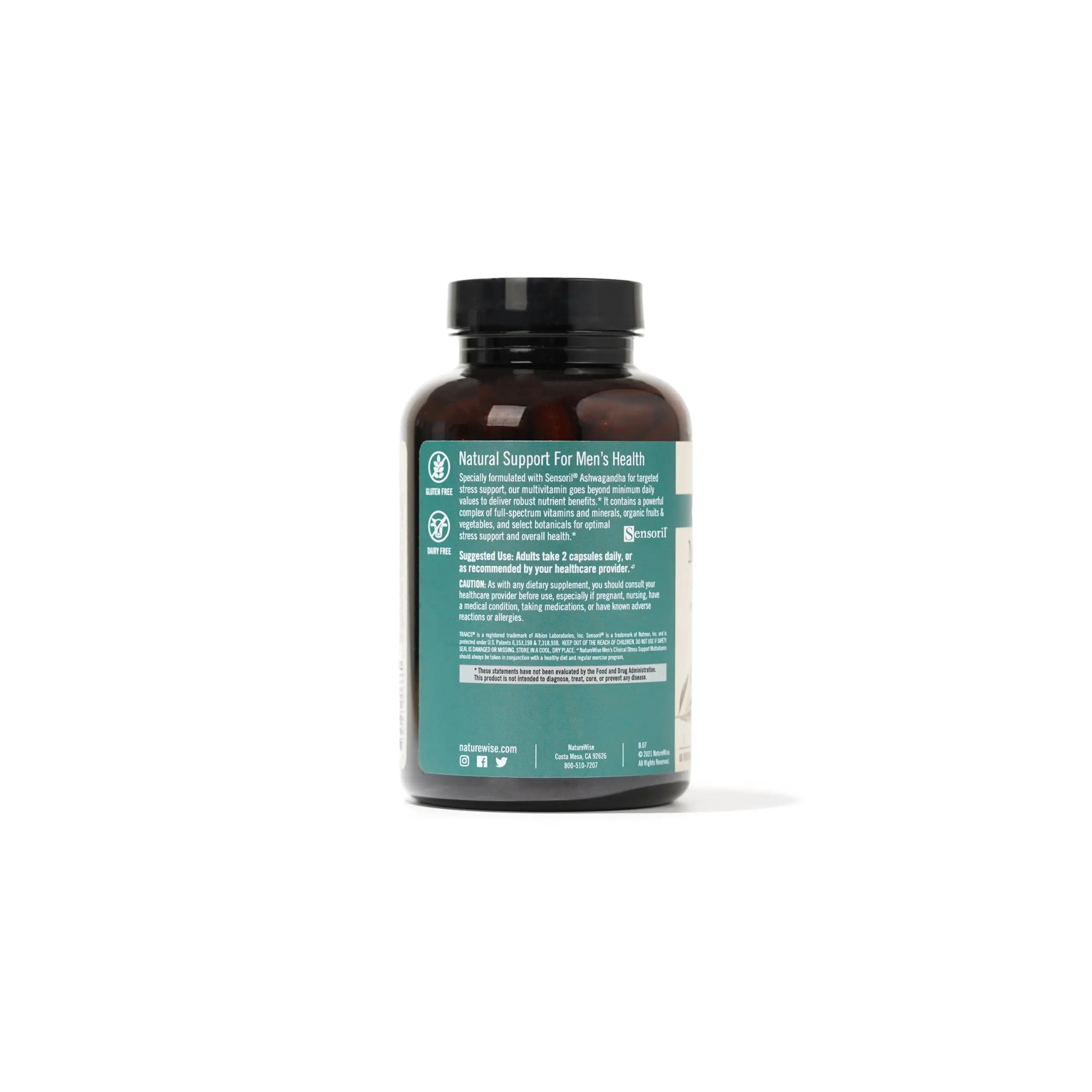 NatureWise Multivitamin for Men + Stress Support + Fulvic Ionic Minerals + Probiotics for Immunity, Male Health NatureWise uk supplements