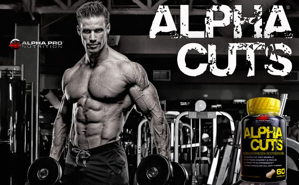 ALPHA CUTS Capsules Fat Burner Thermogenic Men Women Pre Cardio Workout Weight Loss ALPHA CUTS uk supplements