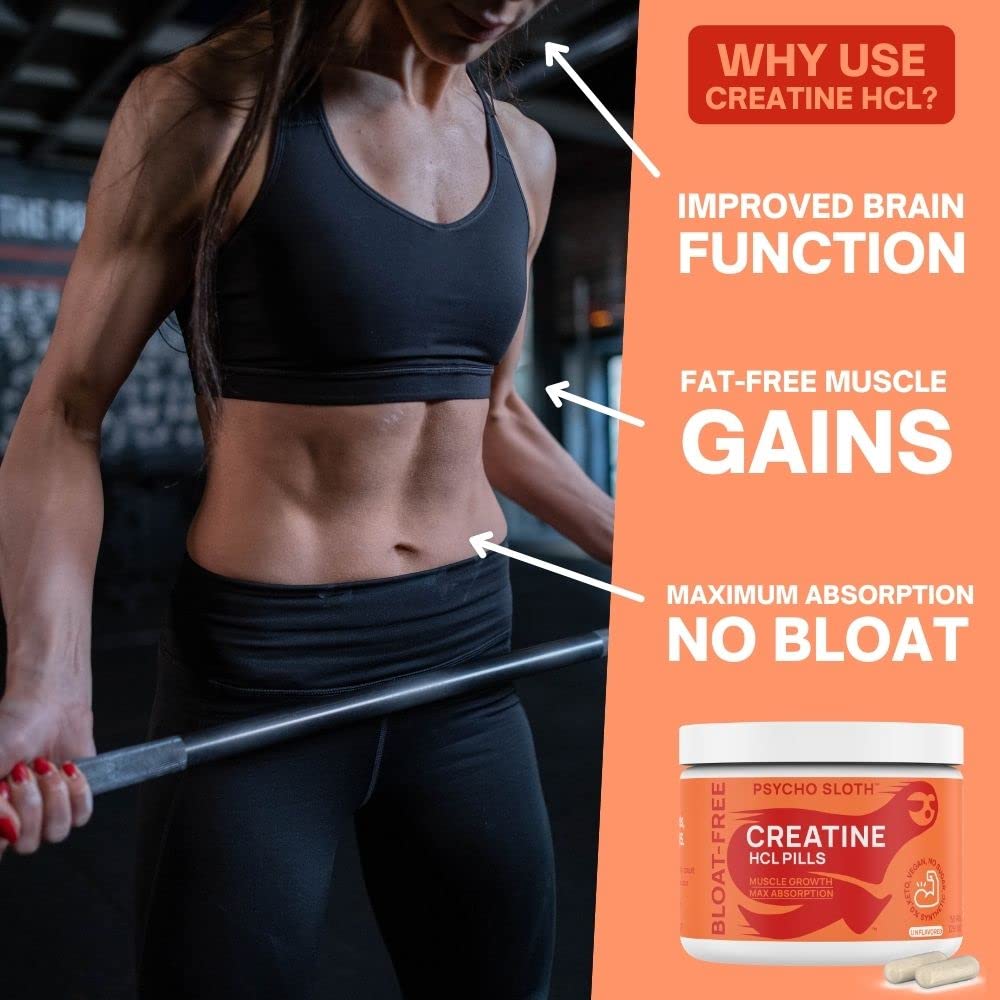 Pre Workout Pills and Creatine HCL Pills Bundle - Endless Energy, Muscle Growth, Endurance Goba Tea uk supplements